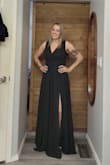 My niece recommends this site to purchase dresses for her upcoming wedding. I was very pleased with the material and quality of this dress. It fits very well and feels great on. Definitely would recommend this to others! - JESSICA F.