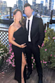 Classic black dress and perfect amount of stretch for my belly! - Nicole D.