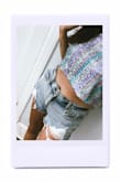 Incredibly comfortable acid wash denim that fits like a high-rise waist and falls a little short in the back but that isn't an issue for me. Be careful because the stylized threads in the front can tear and this happened for me but was easily fixed. Pretty much wore these weekly this summer. Thanks, Lulus!!! <3333333333 - Simone B.