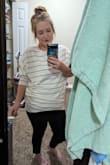 The material is super soft and I feel cute in it. I work night shift and get cold sometimes and this keeps me comfortable. - Casey W.
