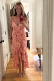 It is light, feminine, and just says sexy. I loved it so did my boyfriend.
The front does go a bit low so if you're not used to a low cut I suggest tape for the top. - Carol C.