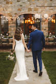 Bought it as a reception dress for my wedding. It felt great, although I would recommend shape wear if you want to feel 100% comfortable. The train is beautiful, but makes a bit hard to dance. - Olga K.