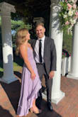 This dress was perfect for a black tie optional wedding. It made me feel so pretty & I got lots of compliments on it. I got an xs because I was afraid the top wouldn't fit with my tiny tatas but probably would've been good to go with the small (my normal size). Dress tape was the savior! - Haley S.
