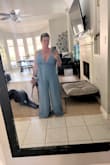 Not the stretchiest or flattering for me. It's adorable and cute, but fabric is a tad itchy and made me look like SpongeBob. I'm pretty curvy... I have a heavy top and bigger booty, and it just didn't do me justice. Maybe, for more for slender body tops but very cute piece - April O.