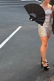 Such a fun dress! Very sparkly and surprisingly comfortable. I actually cut the straps off to make it strapless. - Stacey S.