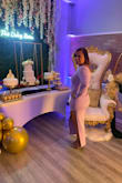 I like the fit. It was perfect for the occasion. The material and fit are perfect! - Raysa V.
