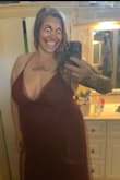 I love this dress it was stunning but the size wasn't great for me. It almost fit but didn't I needed an inch in the zipper to make it fit and then my chest was way too exposed. We are ordering for a bridal group and these dresses sold out before we could order them all. - Lisa D.