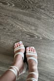 Love, love, love! The chunkier heel made it perfect for outdoors! Very comfy too! I'll say the straps were a bit loose over the feet but other than that they fit pretty true to size. - Elizabeth R.
