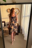 I love how versatile this dress is! It can definitely be used for a wedding no matter which season. I paired it with the Arvid heels in white. - Elizabeth R.