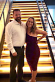 This dress is absolutely stunning. I got this in purple and orange. I did experience a little of the "bumping" (that other reviewers mentioned) above my butt however if you just pull the dress AND lining both up so it sits higher on your back, it smooths out. The dress is the perfect length for a cocktail or black tie. - Amanda C.