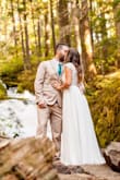 This dress is so gorgeous and exactly what I imagined for my elopement in the forest! I got so many compliments on it, and it photographed beautifully too! - Leslie D.