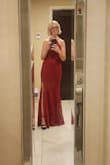 This dress is absolutely beautiful. The quality is great. It is LONG and I didn't have time to get it altered so I wore pretty high wedged heels and it still touched the floor but it worked. If you're considering this dress...
Get it! - Julie C.