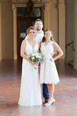 It's a very comfortable dress. Looks gorgeous. Not a cheap material. - Liz V.