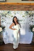 Wore this for my bridal shower. I loved it! Compliments all around. I ordered 4 different white jumpsuits from Lulus and they just weren't right but this one was! Bold and still feminine with the flowy part. Just loved it! - Roxanne B.