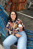 This sweater feels high quality & I love the patterns and texture. - Andrea C.