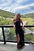 I bought this for a formal wedding. It fits like a glove, I loved everything about this dress! - Liz C.