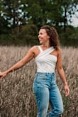 This was a great body suit for my engagement photos! It's not see-through and fits perfectly! - Sara G.