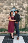 It was a pretty dress! Exactly as pictured! I have bigger arms so it was a little tight around my arms. It's kinda hard to do things since I couldn't really lift my arms, but other than that, it was perfect! - Narda R.