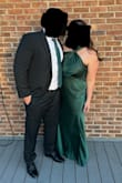 I purchased this for a formal wedding guest dress and it was great! The color was beautiful and I loved the style. Perfect length as well! - Hannah K.