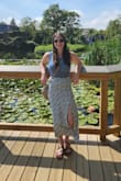 I bought this blue top, specifically, to match a Lulus skirt I have, and it's perfect! The quality and fabric are amazing. I also got this top in gray and noticed that the blue definitely fits a bit more snug; so just something to note. Highly recommend! - Rachel D.