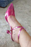 [For] the vinyl by the toes, wear around the house for a little while to fit around your toes. Otherwise great - Vee G.