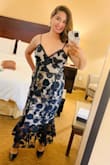 This dress was so pretty! Love the color and lace detail! - Shaneelyn S.