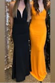 I loved the color of this dress. It fit well (a little big for size, I got an XS) and the length was perfect for wearing heels to a wedding. I got a lot of compliments on it! - Sarah H.