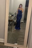 Really pretty dress, however, it was too tight in the wrong places (particularly the chest). It's not a stretchy fabric so it'd be difficult to dance in. It was also too long for me while wearing 2-inch heels and I'm 5'7.5, would've definitely needed to hem it if I kept it. - Violet C.
