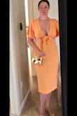 Absolutely beautiful!
I can't wait to wear this to an outdoor event I have mid September. This dress is so unique and the color is stunning! I vary from small to medium in Lulus and had to go with a Large for this dress. There is no stretch but it just lays so perfectly in this size. I definitely want to get other colors in the future and highly recommend this one 100% - Jessica N.