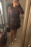 I can't raise my arms above shoulder height. It's VERY tight. I usually order a large in Lulus, so I'm shocked at how tight this dress is. I would order 2 sizes and return one. It looks gorgeous. I wish the fabric was just a little bit stretchy, but it's not, at ALL. And it also feels cheap, which is a bummer because I love the way it looks! - Aubrey M.