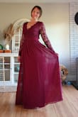 Beautiful dress for a fall wedding. Fit perfectly - Barbara M.