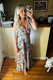 Perfect dress for a fall wedding in upstate New York. It is super comfortable and beyond flowy to enjoy the night in. Even my dog loved it! - Amanda R.