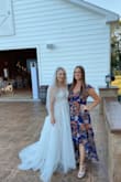I was blown away by this dress! My sister had her wedding reception at a super cute and chic barn, and the dress code was dressy casual. I knew I wanted a floral dress with a bit of sleeve. I'm so glad I got this dress. I am obsessed! I HIGHLY recommend it! - Samantha C.