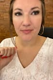 Seemingly simple earrings, but I have been on the lookout for a great set of hoops for a long time and these fit that bill. I love the matte look of the gold and even though it's not a complete loop it surprisingly doesn't get caught in my hair frequently. - Lindsay F.