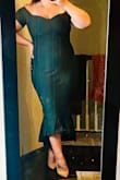 Absolutely love this dress. Comfortable and supportive enough not to have to wear a bra with it. Stretchy fit but the material looks non-stretch which gives it a more formal feel. - Amanda B.