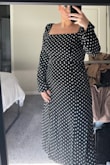 I have an hour glass shape, and the dress fit perfectly! - Geena B.