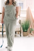 I originally bought this for pictures with my family and have worn it many times since. Comfortable and cute! Wrinkles easily but a steamer worked well on it. - Ashley K.