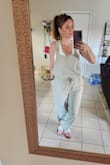 Absolutely love these overalls. While feeling casual and comfortable, they have a feminine and sexy vibe as well. I get tons of compliments when I wear them. I plan to order them in black too! - NICOLE W.