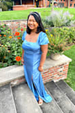 Good material. Got compliments. It was too long for me tho. - Martina O.