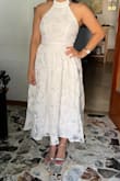 Surprised by the quality for the price! I have a more athletic frame (broad back and shoulders), so I was hesitant to wear a halter but I love it! - Elsa G.