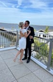 Feel soft and very comfortable. Ordered the XS, and it was a little loose on me. Would highly recommend this dress. - Lana B.
