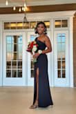 This dress was elegant and sleek. Absolutely perfect for my sister's wedding. I'd totally recommend it. - Maiya B.