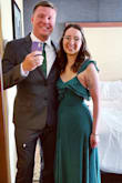 This dress was the perfect choice for a wedding that we were invited to! It fit well; however, it was a little bit too long. I wouldn't have been able to size down because then it would be tight, but I still made it work with some heels. My rating would be 4/5 only because of the length and the fact that I tripped on the dress a few times despite having like 3-4-inch heels on that night in order to give me height. Otherwise, the dress is stunning, good quality, and comfortable! - Katelyn R.