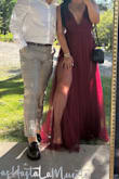 This dress is beautiful true size worth the purchase. - Itzel M.