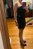Great dress. Had to have it taken in a little at the shoulder, but otherwise, for perfect. Comfortable and pretty!! - Mindy W.