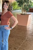 I wore this to dinner for a special event and received so many compliments. I wore it with flare leg jeans and heels. - Kimberley H.