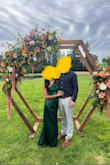 Loved the dress. It was too long, and I needed it hemmed. I also had to tie the strap a bit, but it was beautiful. Perfect for an outdoor wedding. - Donna F.