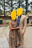 Loved the dress. It was perfect length and perfect for an outdoor wedding. Can't wait to wear it again. - Donna F.