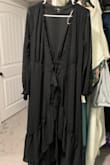I absolutely loved this dress when it arrived. It's a wrap dress so I'm able to loosen and tighten it how I would like, and it's so perfectly flowy. I adore it, and it's perfect for the pictures I'll be taking in them - Nat B.