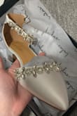 I'm in love with these shoes. 5.5 was the only size left during the sale (I'm a 6/6.5) but they actually fit me perfectly!! Perfect for a dance, wedding or anything really. They are honestly gorgeous - Nata B.